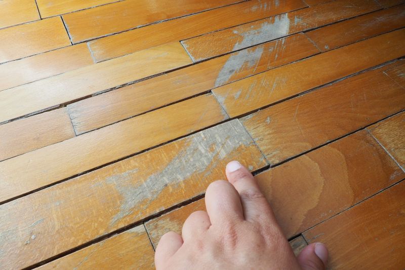 Repaired Hardwood Floor